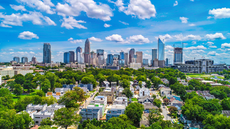 sprawling charlotte, north carolina