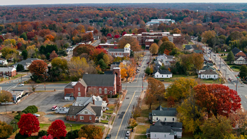 rural winston-salem, north carolina